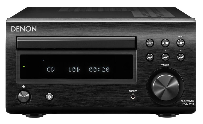 Denon RCD-M41 + Wilson EL-4 stereosarja, musta Denon RCD-M41 + Wilson EL-4 stereosarja, musta