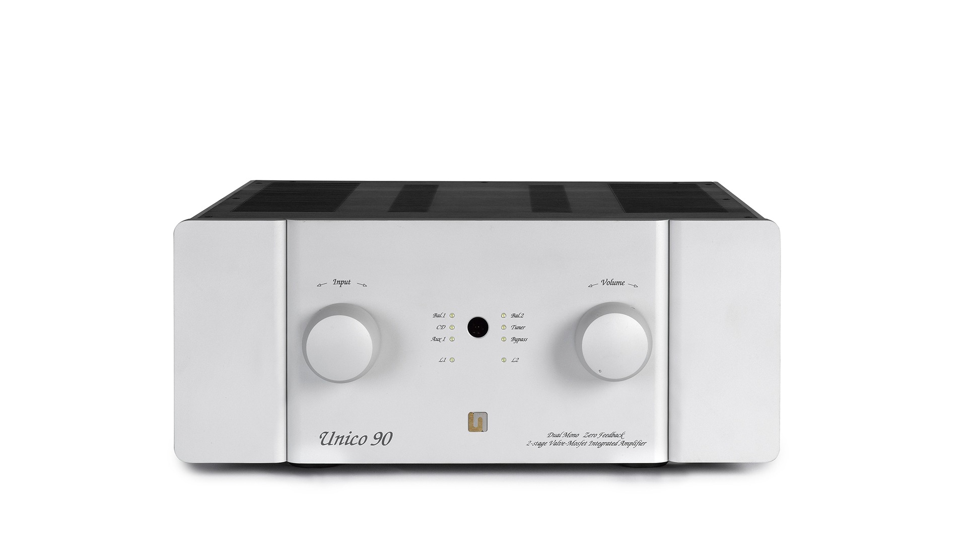 Unison Research Unico 90 integroitu hybridivahvistin, hopea Unison Research Unico 90 integroitu hybridivahvistin, hopea