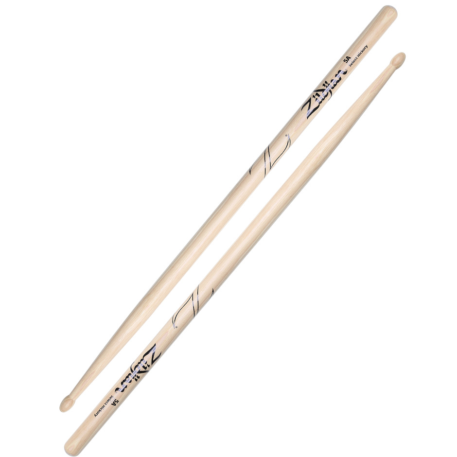 Zildjian 5A Hickory Wood Tip rumpukapulat Zildjian 5A Hickory Wood Tip rumpukapulat