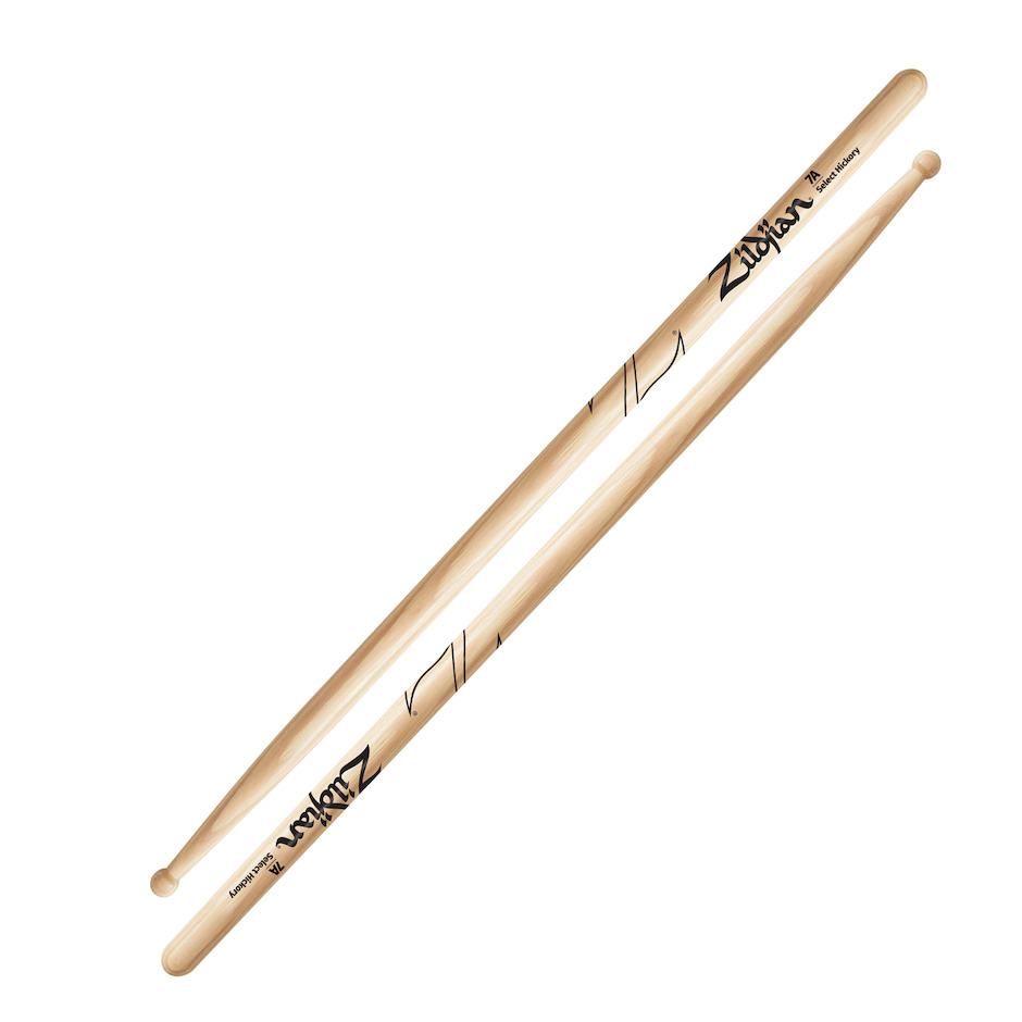 Zildjian 7A Hickory Wood Tip rumpukapulat Zildjian 7A Hickory Wood Tip rumpukapulat