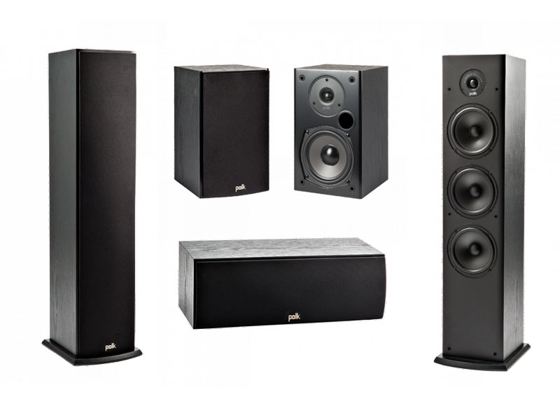 Polk Audio T 5.0 kaiutinsarja Polk Audio T 5.0 kaiutinsarja