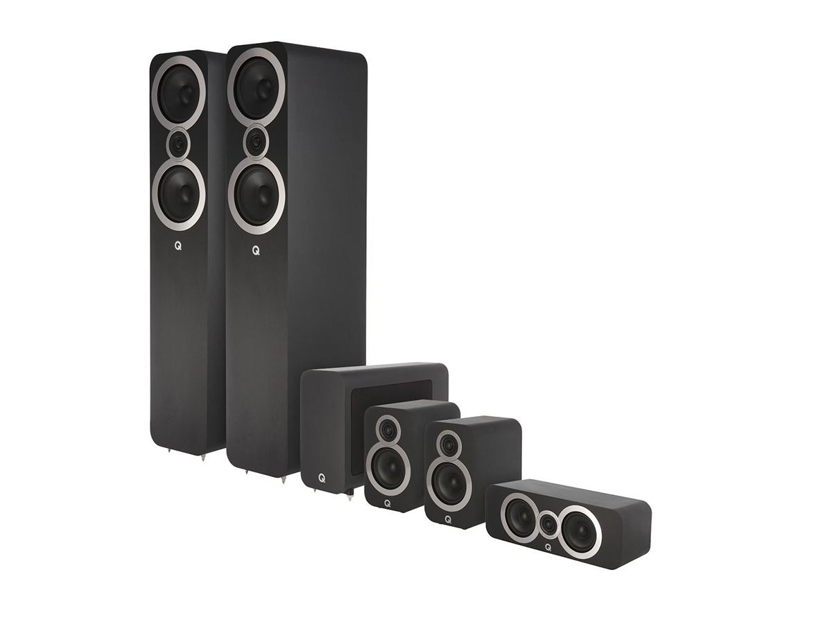 Q Acoustics Q3050i Cinema Pack, musta Q Acoustics Q3050i Cinema Pack, musta