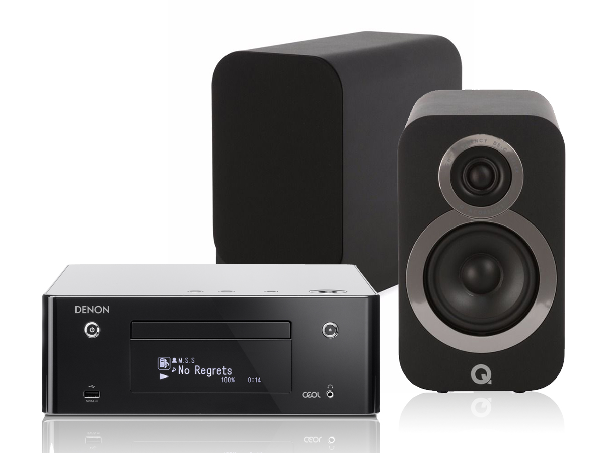 Kotihifi paketti RCDN10 + Q3010i, musta Kotihifi paketti RCDN10 + Q3010i, musta