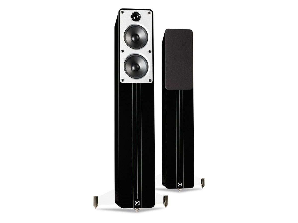 Q Acoustics Concept 40 lattiakaiutin, musta Q Acoustics Concept 40 lattiakaiutin, musta
