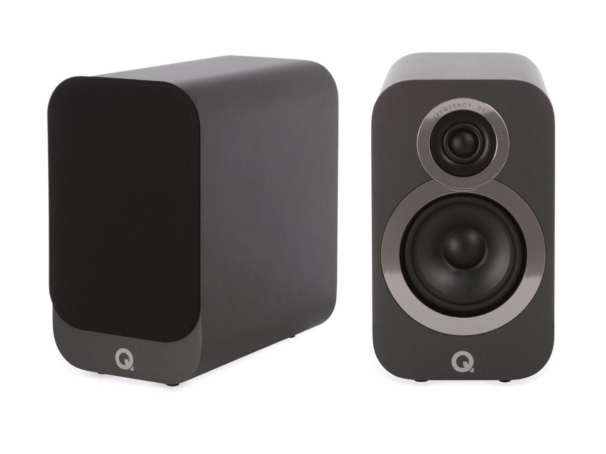 Q Acoustics Q3010i hyllykaiutin, harmaa Q Acoustics Q3010i hyllykaiutin, harmaa