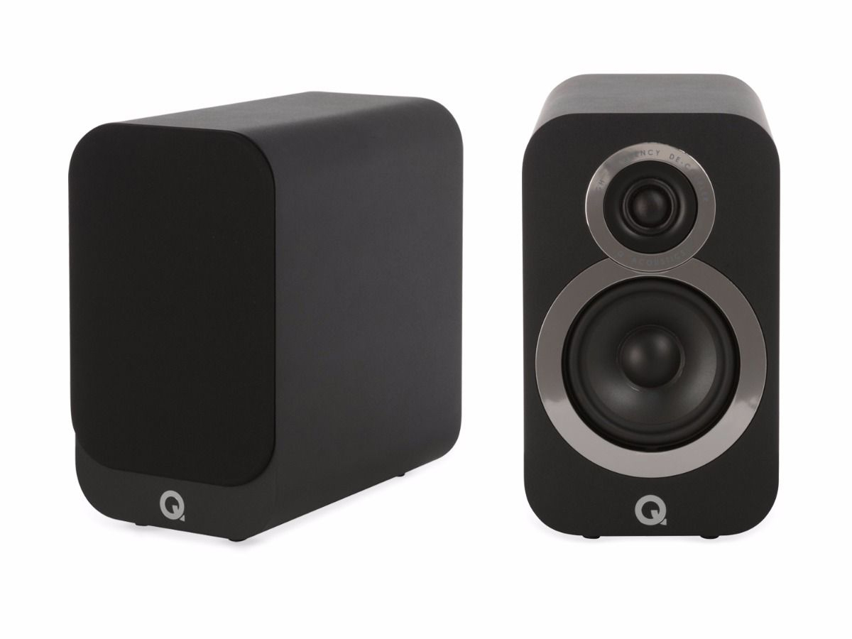 Q Acoustics Q3010i hyllykaiutin, musta Q Acoustics Q3010i hyllykaiutin, musta