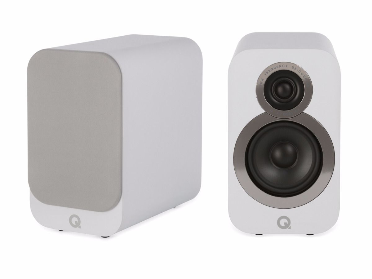 Q Acoustics Q3010i hyllykaiutin, valkoinen Q Acoustics Q3010i hyllykaiutin, valkoinen