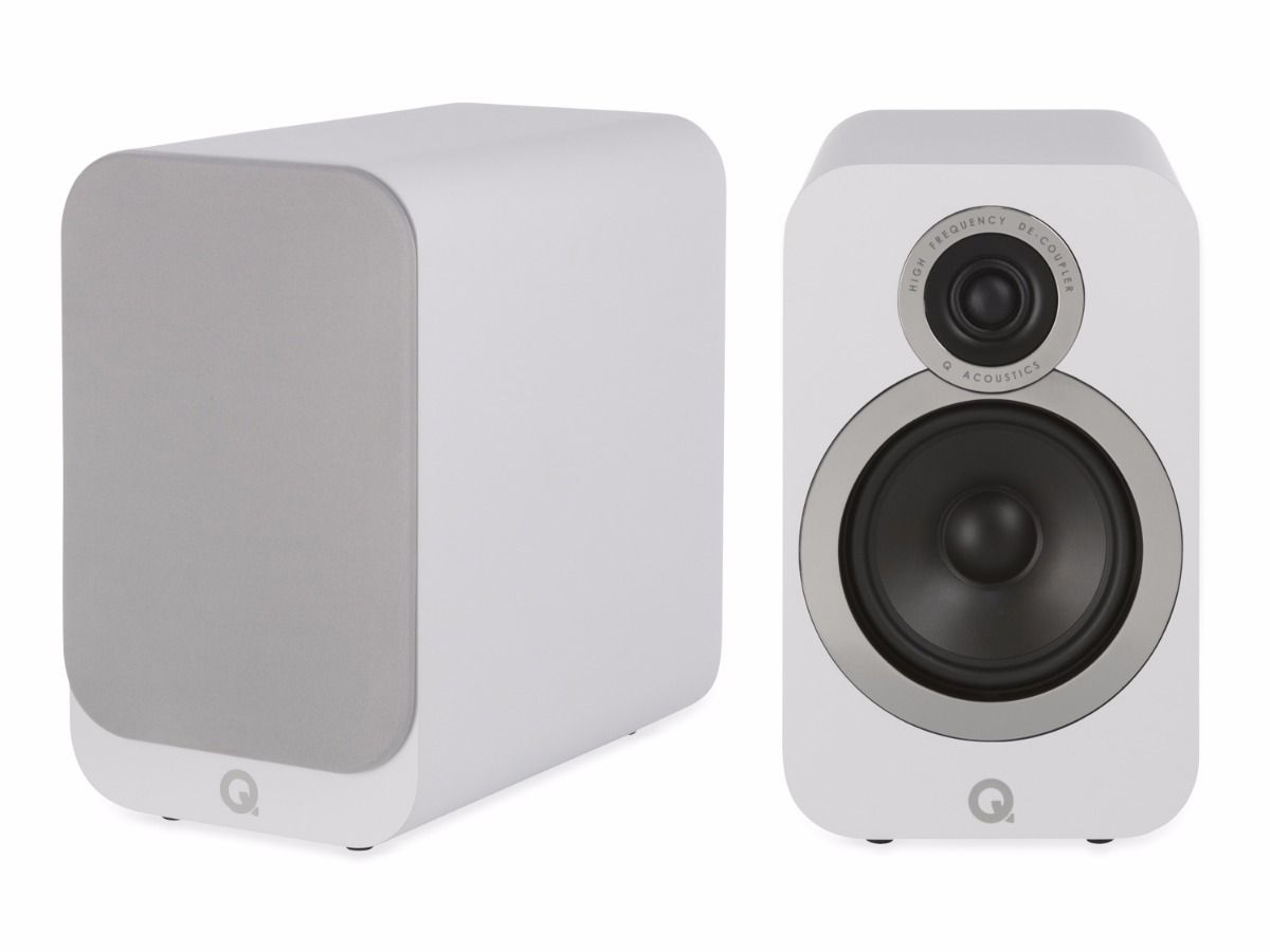 Q Acoustics Q3020i hyllykaiutin, valkoinen Q Acoustics Q3020i hyllykaiutin, valkoinen