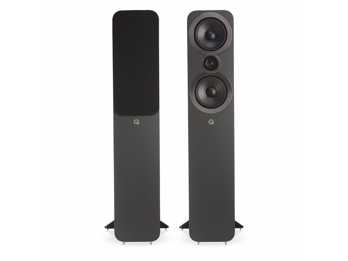 Q Acoustics Q3050i lattiakaiutin, harmaa Q Acoustics Q3050i lattiakaiutin, harmaa