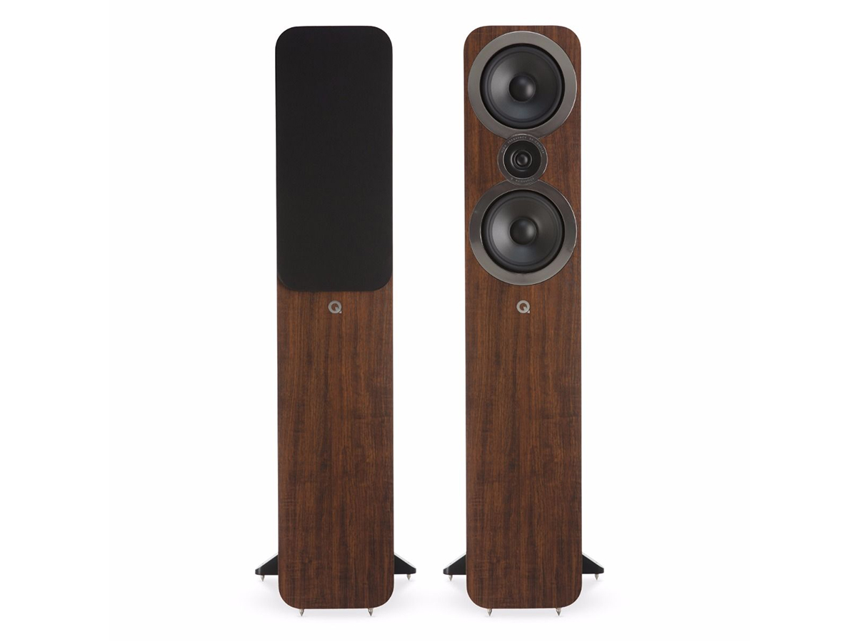 Q Acoustics Q3050i lattiakaiutin, pähkinä Q Acoustics Q3050i lattiakaiutin, pähkinä