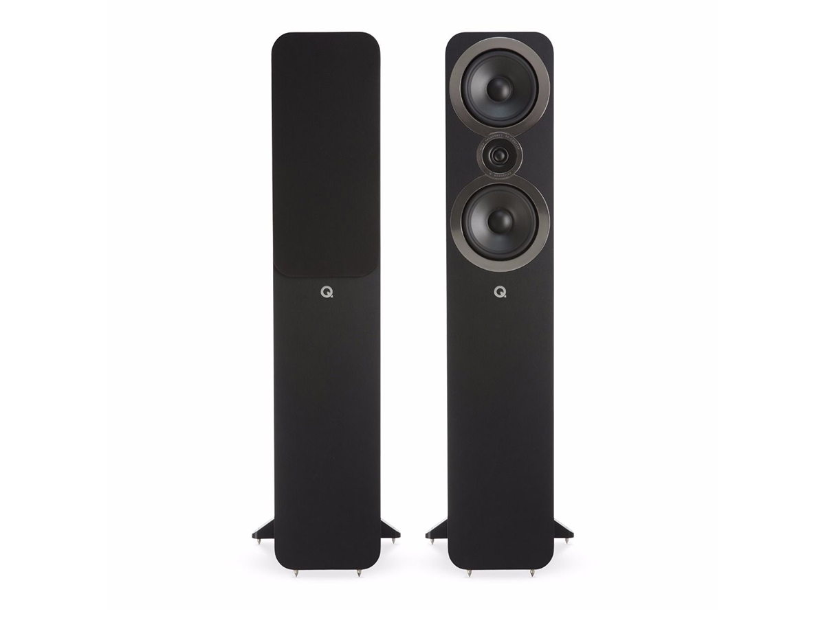 Q Acoustics Q3050i lattiakaiutin, musta Q Acoustics Q3050i lattiakaiutin, musta