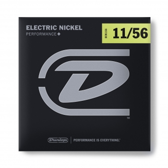 Dunlop sähkökitaran kielet Nickel Wound 11-56 drop-vireeseen Dunlop sähkökitaran kielet Nickel Wound 11-56 drop-vireeseen