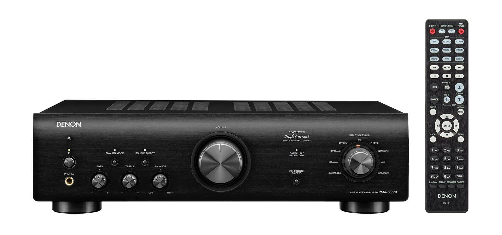 Denon PMA-600NE integoitu stereovahvistin, musta Denon PMA-600NE integoitu stereovahvistin, musta