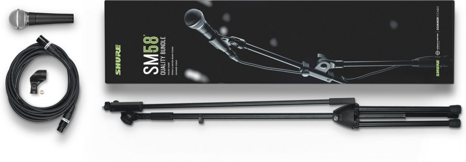Shure SM58 legendaarinen mikrofonisetti SM58-KM-SOM Shure SM58 legendaarinen mikrofonisetti SM58-KM-SOM