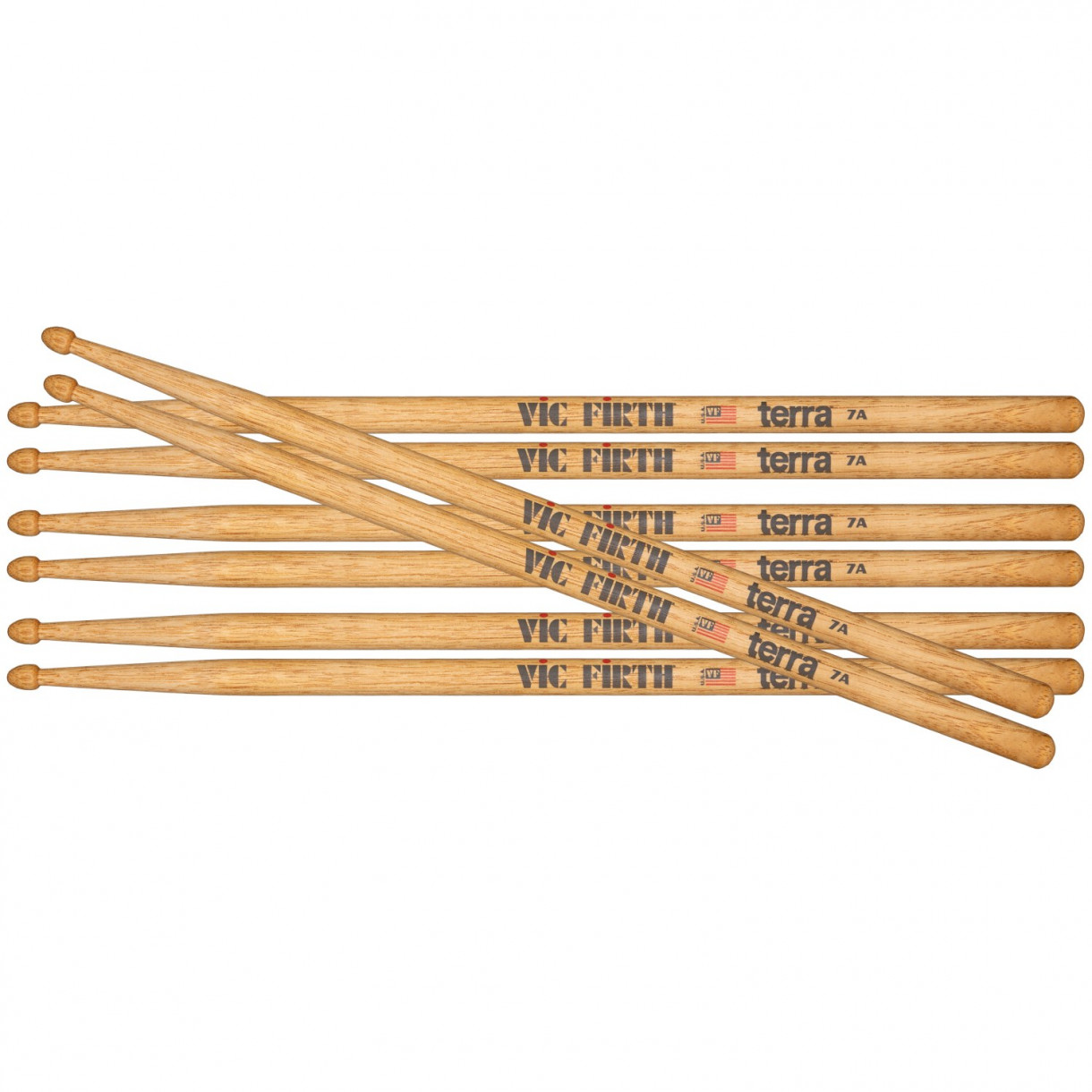 Vic Firth 7AT Terra Series Value Pack rumpukapulat Vic Firth 7AT Terra Series Value Pack rumpukapulat