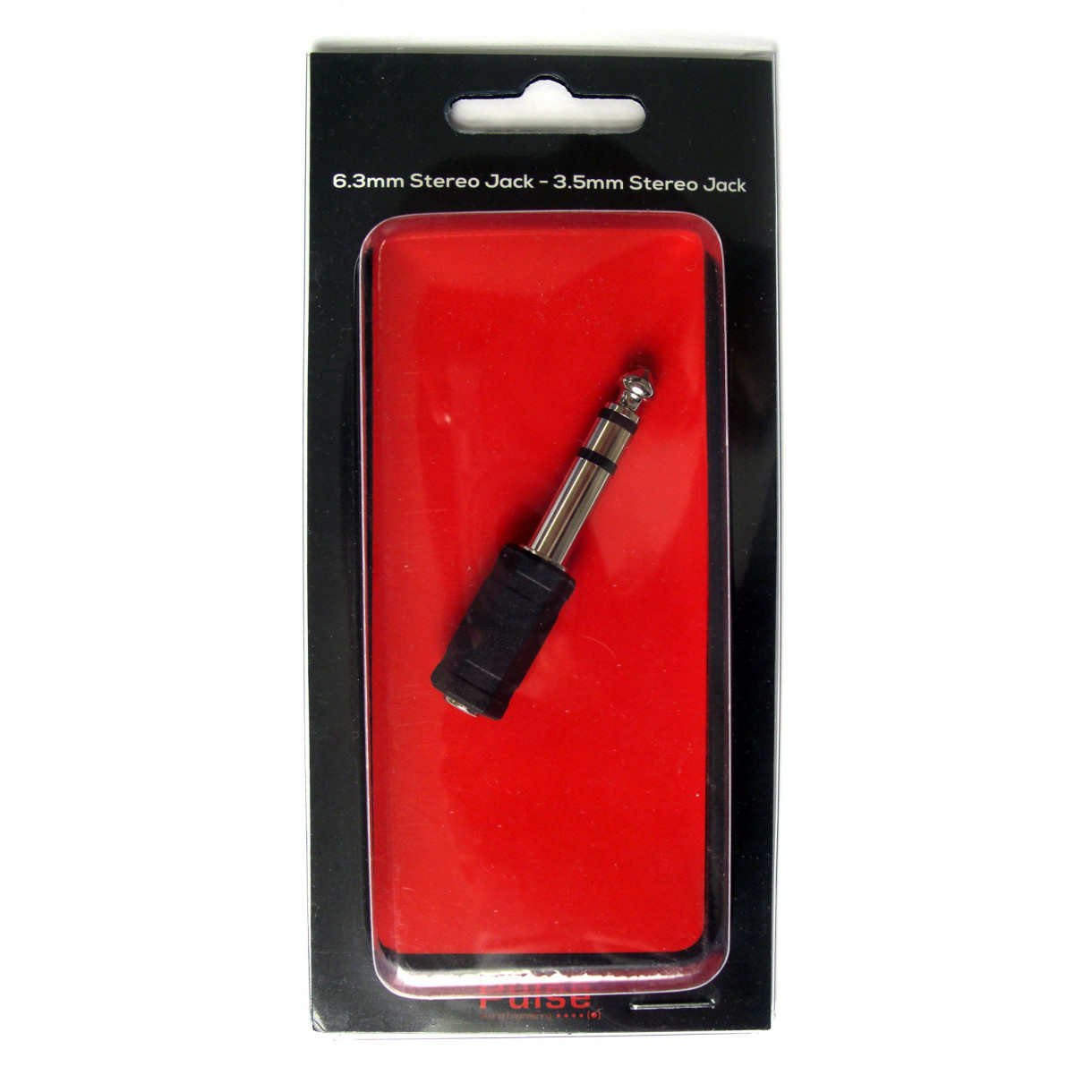 Pulse 6,3 mm stereo – 3,5 mm stereo naarasadapteri