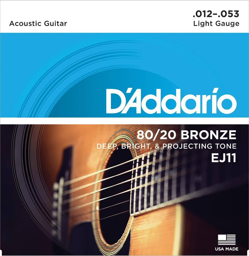D'ADDARIO Kielisetti teräskieliselle akustiselle kitaralle 012-053, Pronssi D'ADDARIO Kielisetti teräskieliselle akustiselle kitaralle 012-053, Pronssi