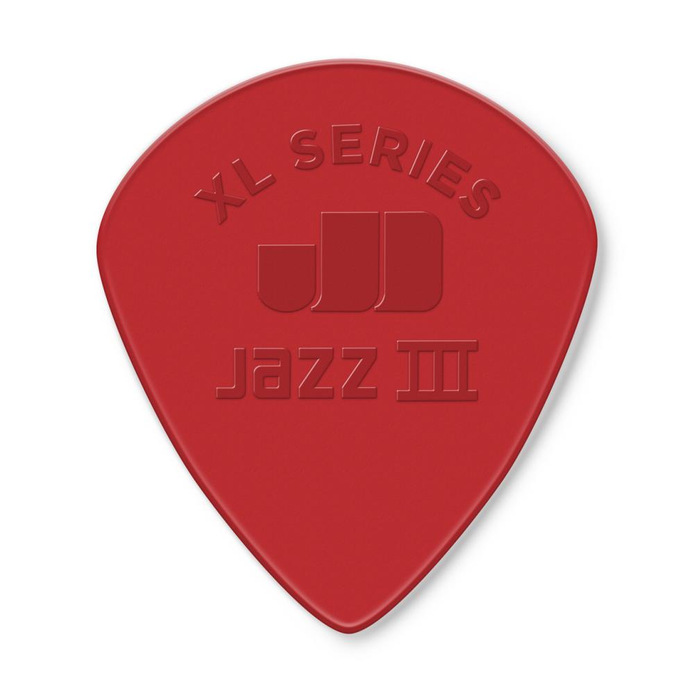 Dunlop Jazz III XL Nylon plektra punainen, 6kpl