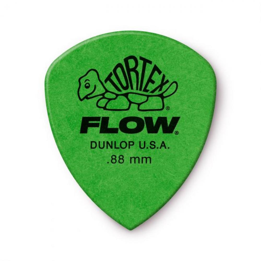 Dunlop TORTEX FLOW 0.88mm plektra, 12kpl Dunlop TORTEX FLOW 0.88mm plektra, 12kpl