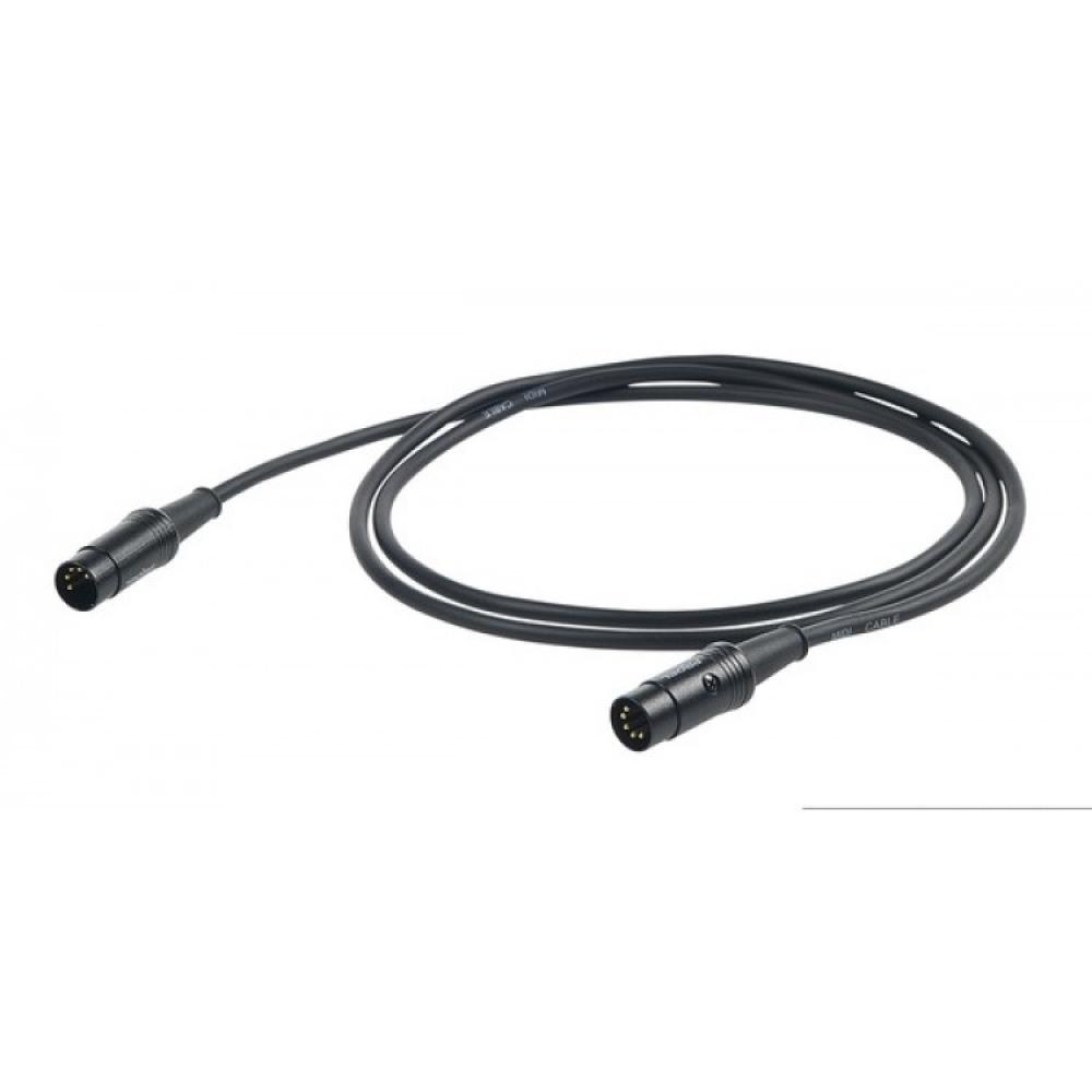 PROEL CHL400LU3 MIDI-johto, 3m, Yongsheng PROEL CHL400LU3 MIDI-johto, 3m, Yongsheng