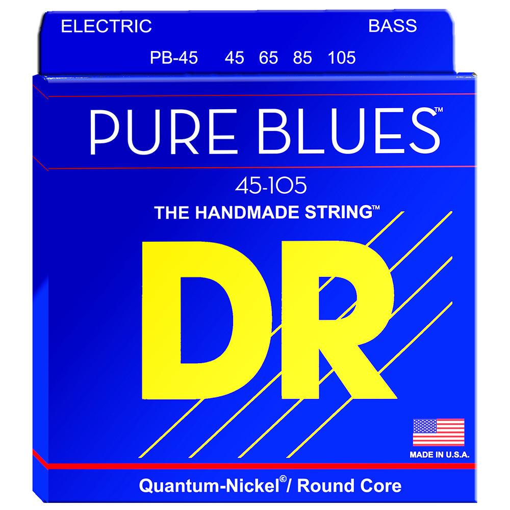 DR Strings Pure Blues PB-45 sähköbasson kielisarja, 45-105