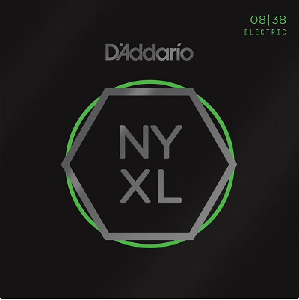 D'Addario NYXL0838 kielisetti 008-038 sähkökitaralle D'Addario NYXL0838 kielisetti 008-038 sähkökitaralle