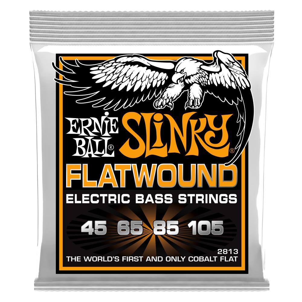Ernie Ball Hiotut bassonkielet Flatwound Hybrid Slinky Ernie Ball Hiotut bassonkielet Flatwound Hybrid Slinky