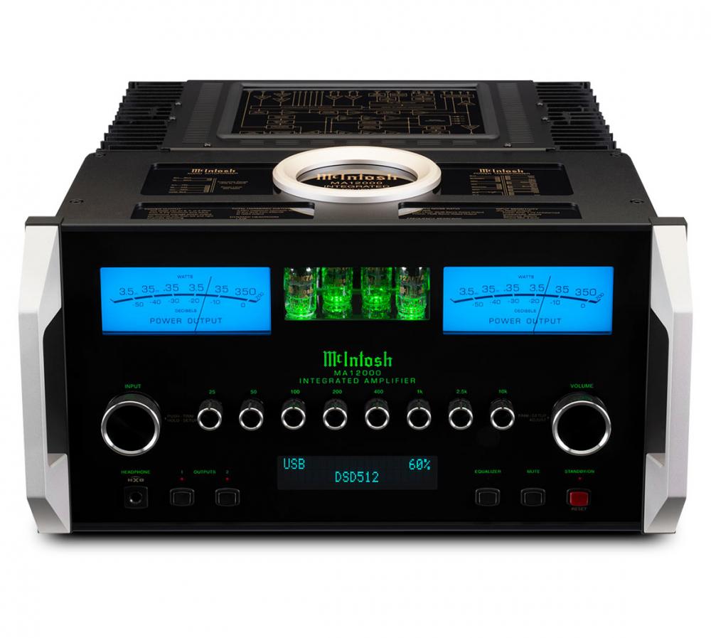 McIntosh MA12000 integroitu 2x350W hybridivahvistin McIntosh MA12000 integroitu 2x350W hybridivahvistin