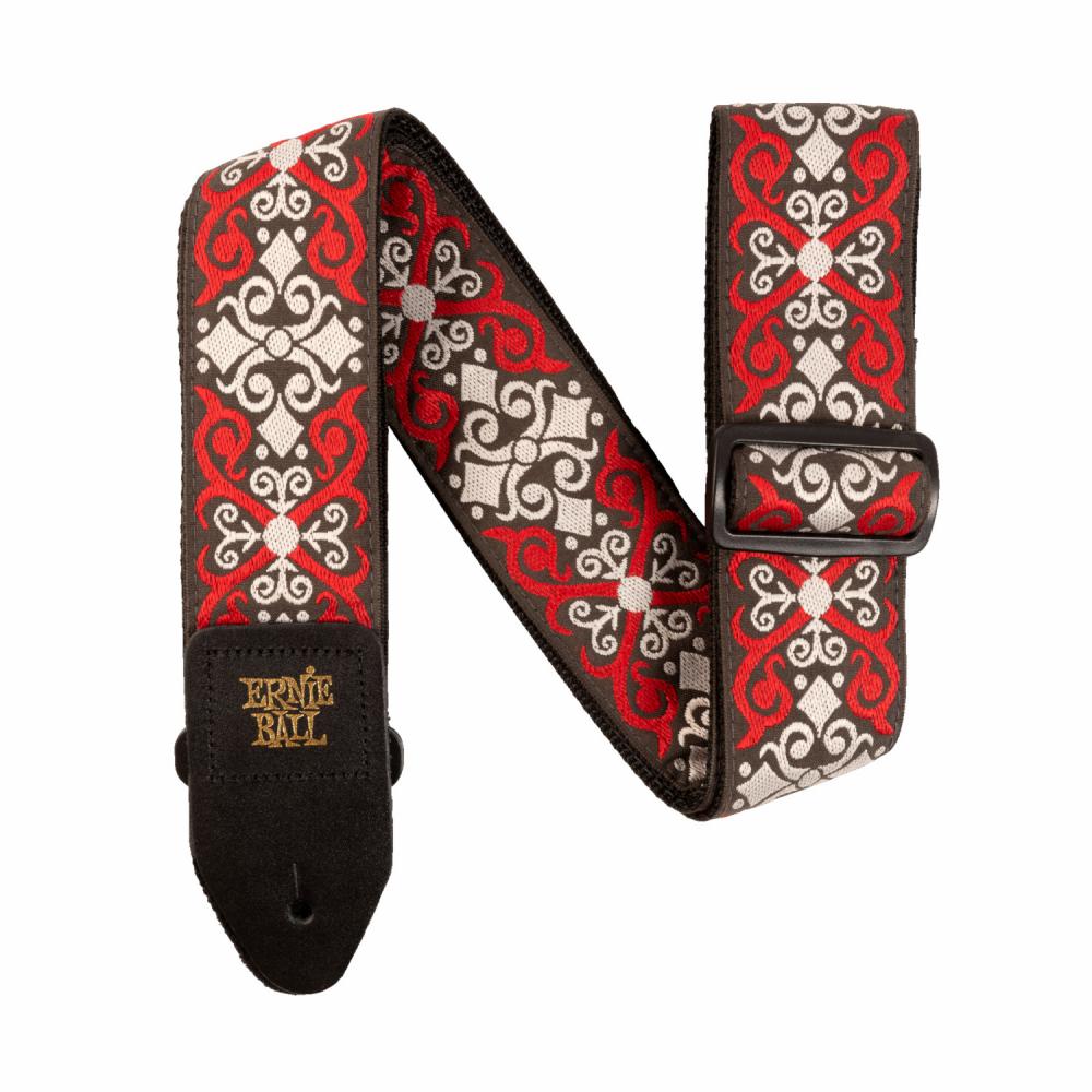 Ernie Ball EB-4695 Red Trellis Strap kitarahihna Ernie Ball EB-4695 Red Trellis Strap kitarahihna