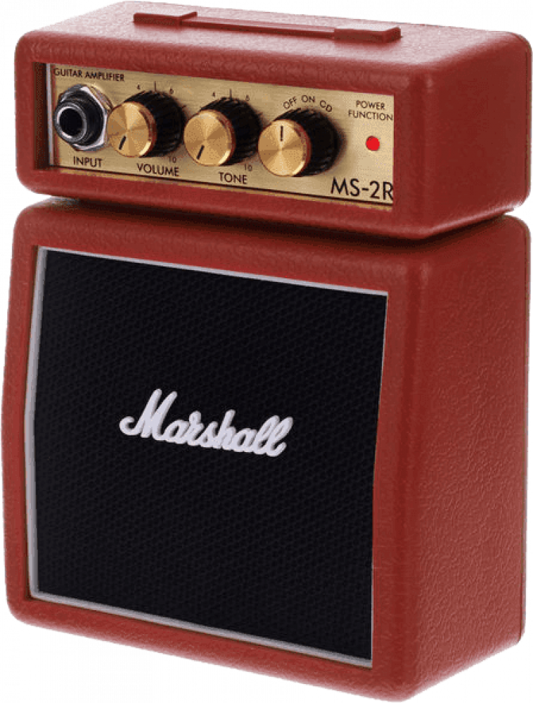Marshall MS-2 Microamp kitaravahvistin, punainen