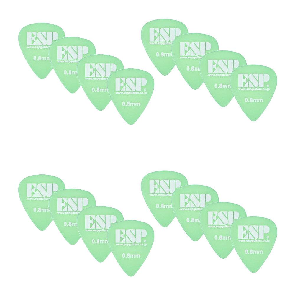ESP Grip 0.8mm Green Plektra ESP Grip 0.8mm Green Plektra