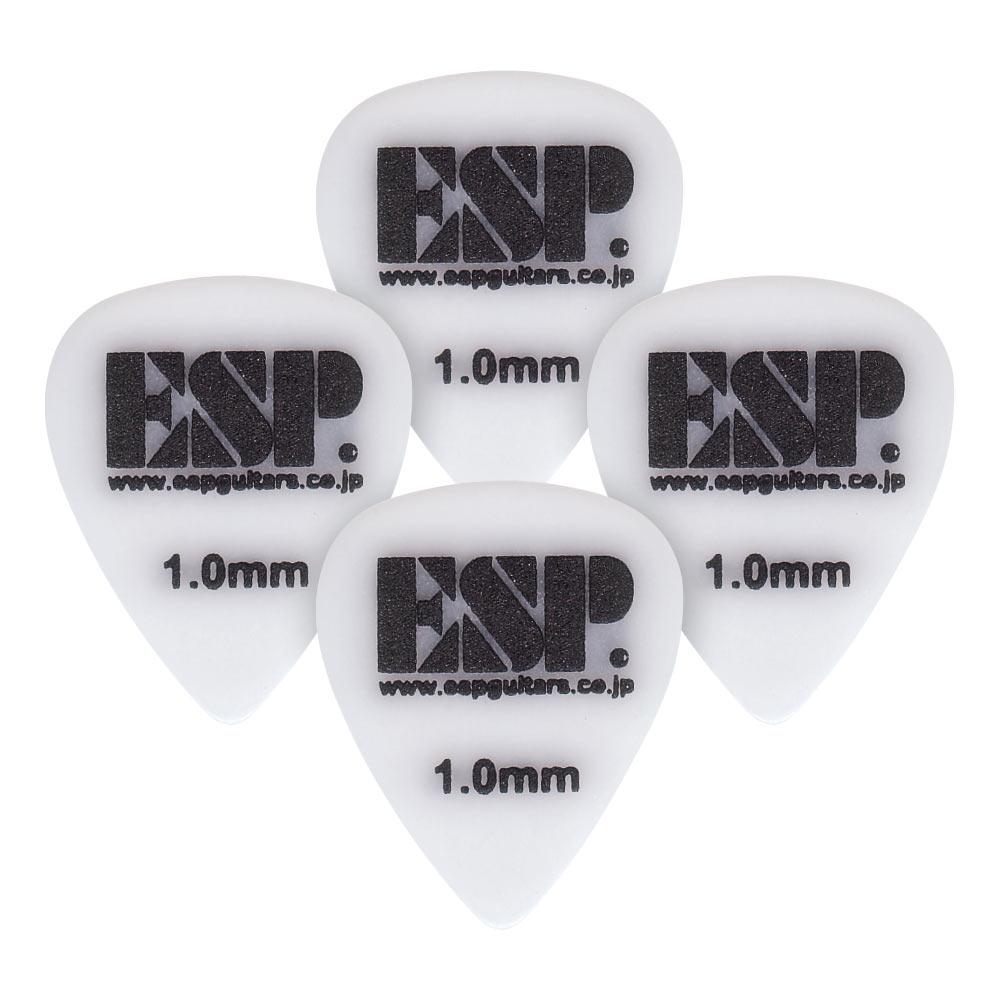 ESP Grip 1,0 mm plektra, valkoinen ESP Grip 1,0 mm plektra, valkoinen