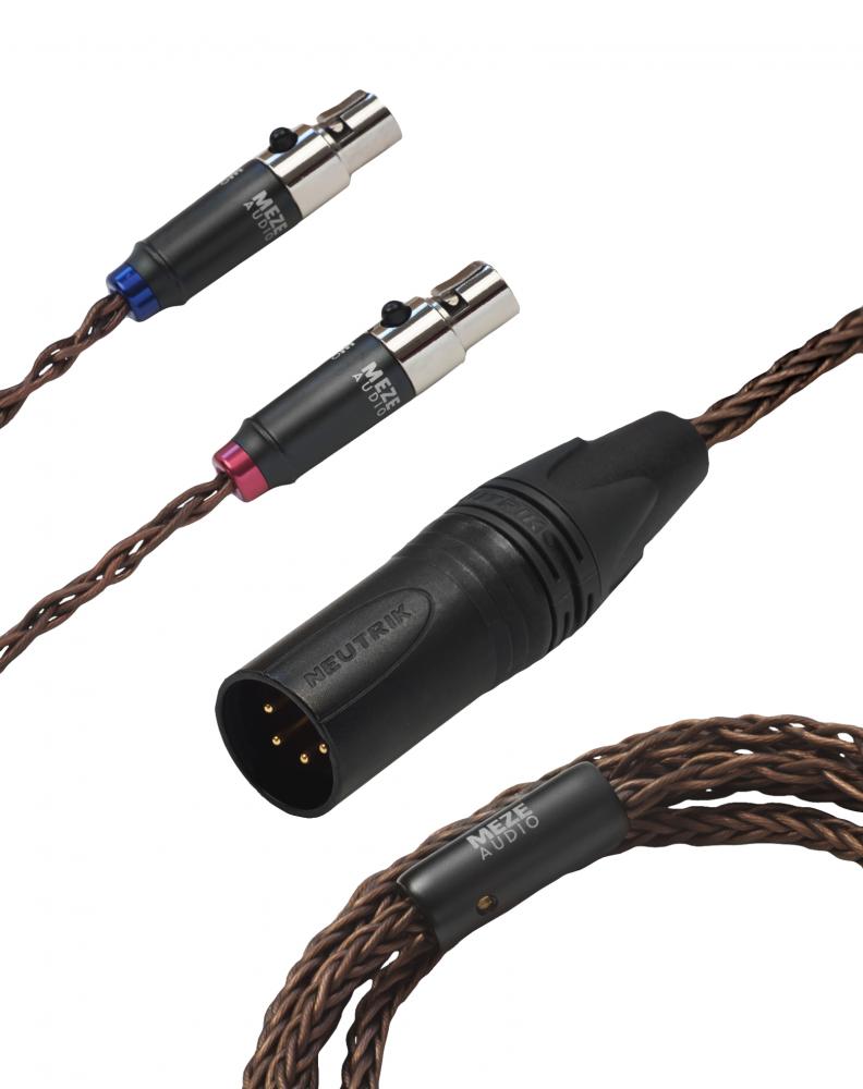 Meze Audio Empyrean and Elite Copper PCUHD upgrade cable Balanced 4pin XLR - 2,5m Meze Audio Empyrean and Elite Copper PCUHD upgrade cable Balanced 4pin XLR - 2,5m