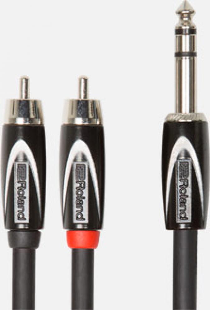 Roland RCA - 6,3 mm -audiokaapeli, 1,5 m Roland RCA - 6,3 mm -audiokaapeli, 1,5 m