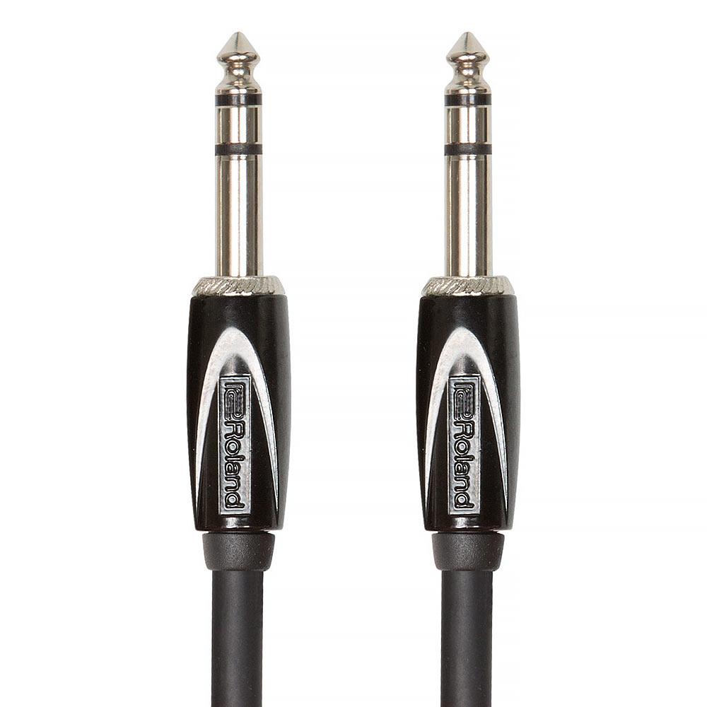 Roland RCC-3-TRTR Stereokaapeli - 2 x 6.3 mm stereoplugi, pituus 1 m