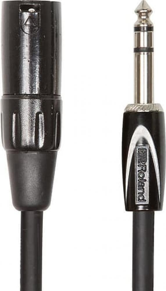 Roland RCC-3-TRXM Balansoitu liitäntäkaapeli, stereoplugi - XLR-uros, pituus 1 m Roland RCC-3-TRXM Balansoitu liitäntäkaapeli, stereoplugi - XLR-uros, pituus 1 m