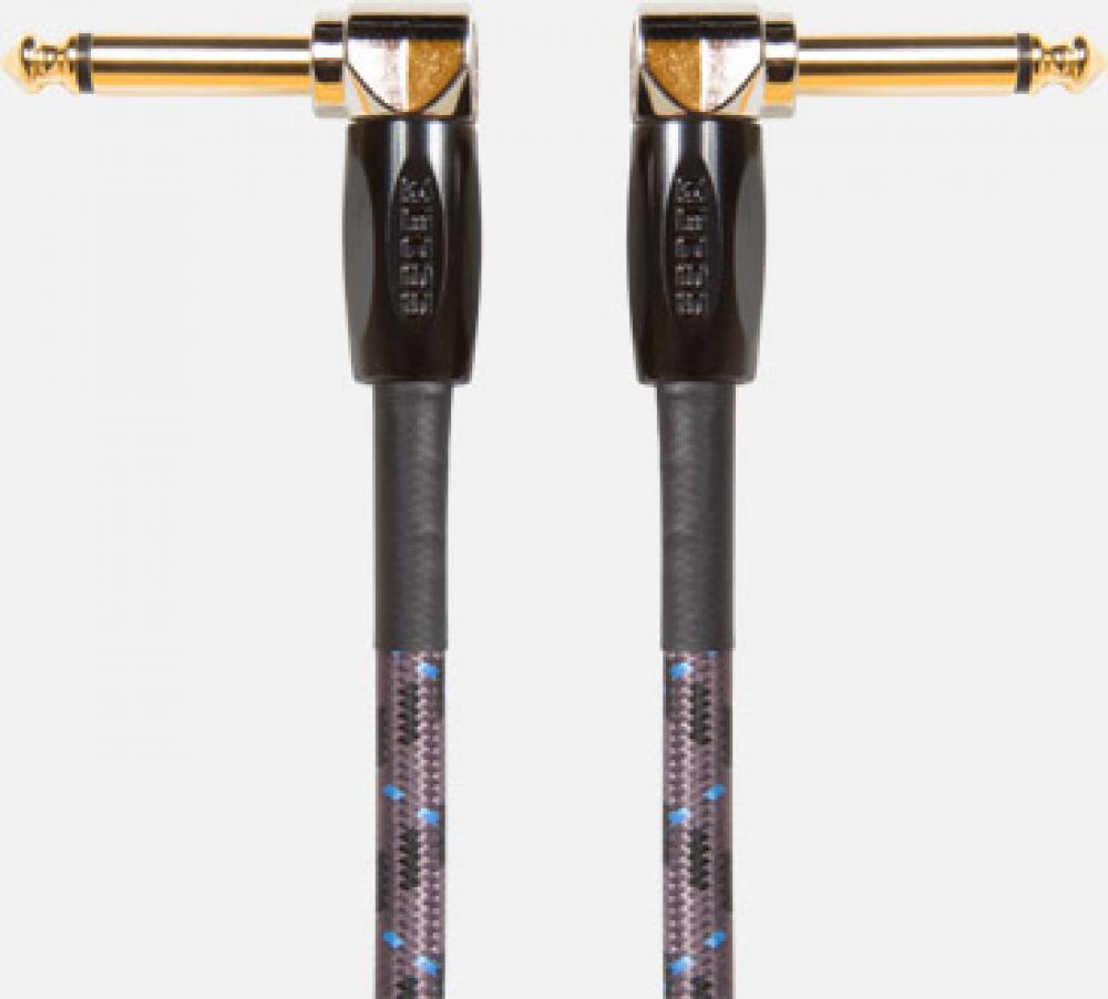 Boss BIC-1AA Kytkentä/pedaalikaapeli— Suorakulmaiset 6.3 mm:n liittimet, 30 cm