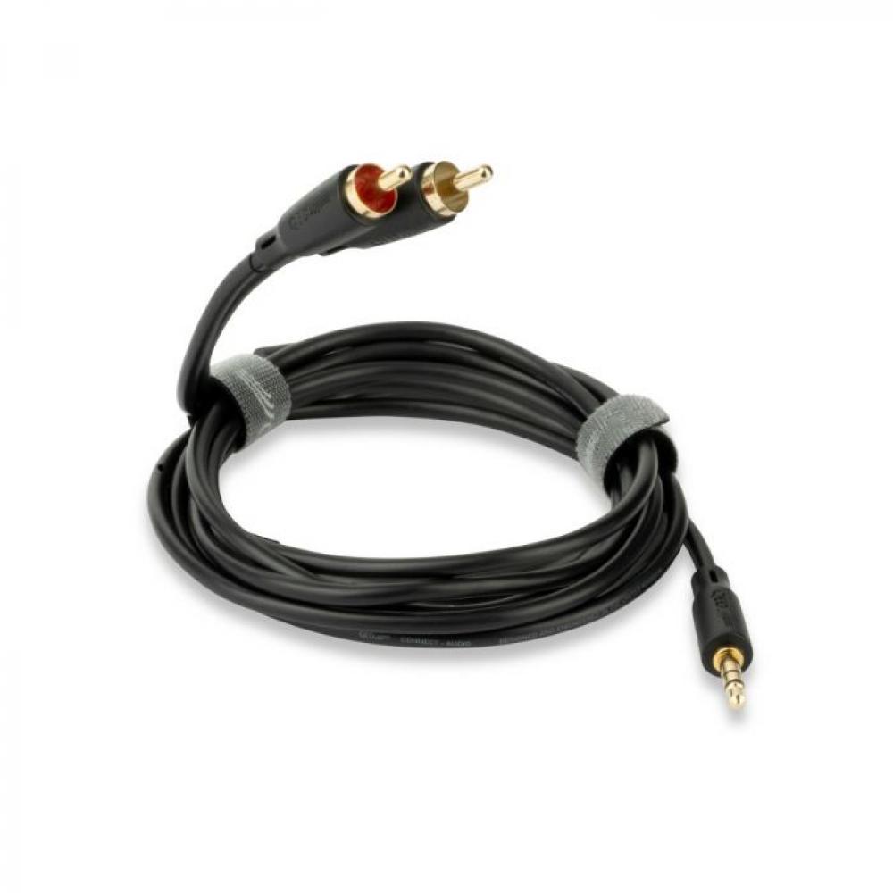 QED Connect 3.5MM-2RCA 0.75m QED Connect 3.5MM-2RCA 0.75m