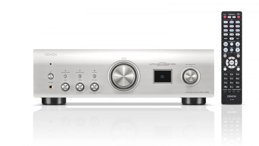 Denon PMA-1700NE integroitu vahvistin, hopea