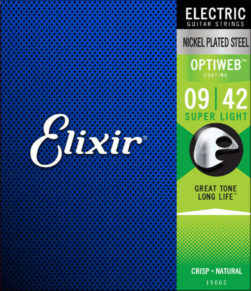 Elixir Optiweb Super Light 09-42 sähkökitaran kielisarja
