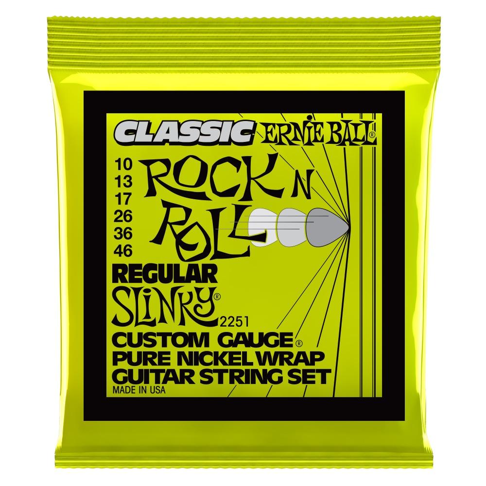Ernie Ball EB-2251 CLASSIC REGULAR SLINKY kitaran kielisarja Ernie Ball EB-2251 CLASSIC REGULAR SLINKY kitaran kielisarja