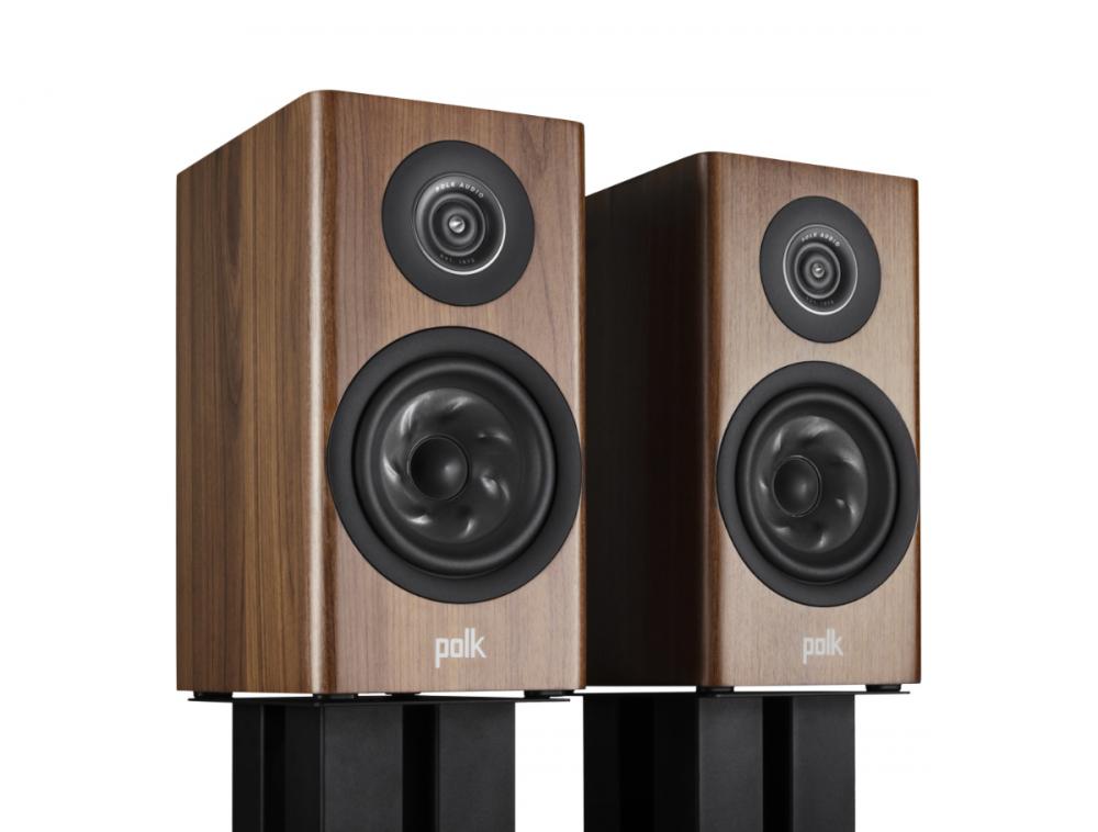 Polk Audio R100 jalustakaiutinpari, pähkinä Polk Audio R100 jalustakaiutinpari, pähkinä