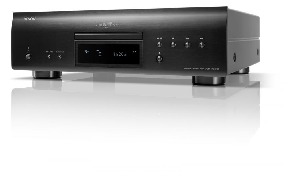 Denon DCD-1700NE CD-/SACD-soitin, musta Denon DCD-1700NE CD-/SACD-soitin, musta