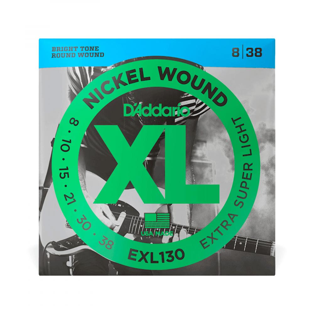 D'Addario EXL130 kielisetti 008–038 sähkökitaralle