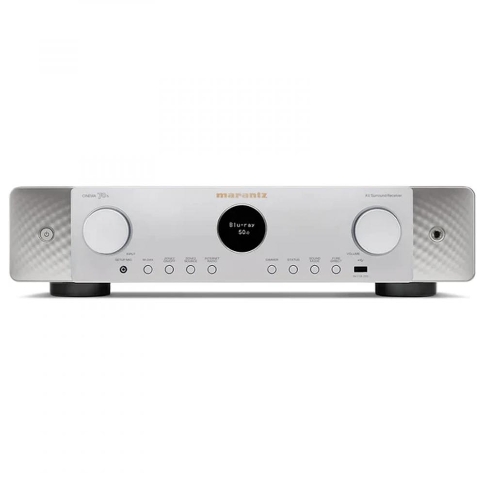 Marantz Cinema 70s AV-viritinvahvistin, hopeakulta Marantz Cinema 70s AV-viritinvahvistin, hopeakulta