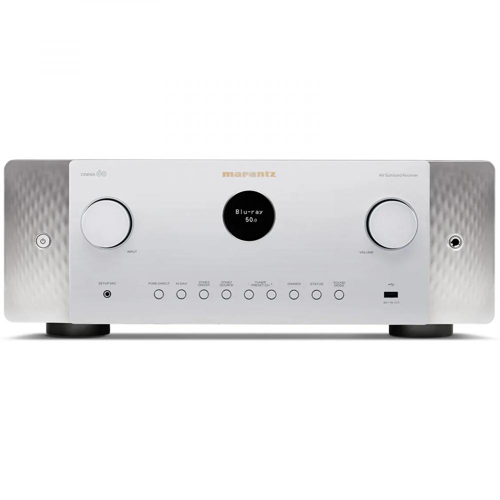 Marantz Cinema 60 7.2 AV-viritinvahvistin, hopeakulta