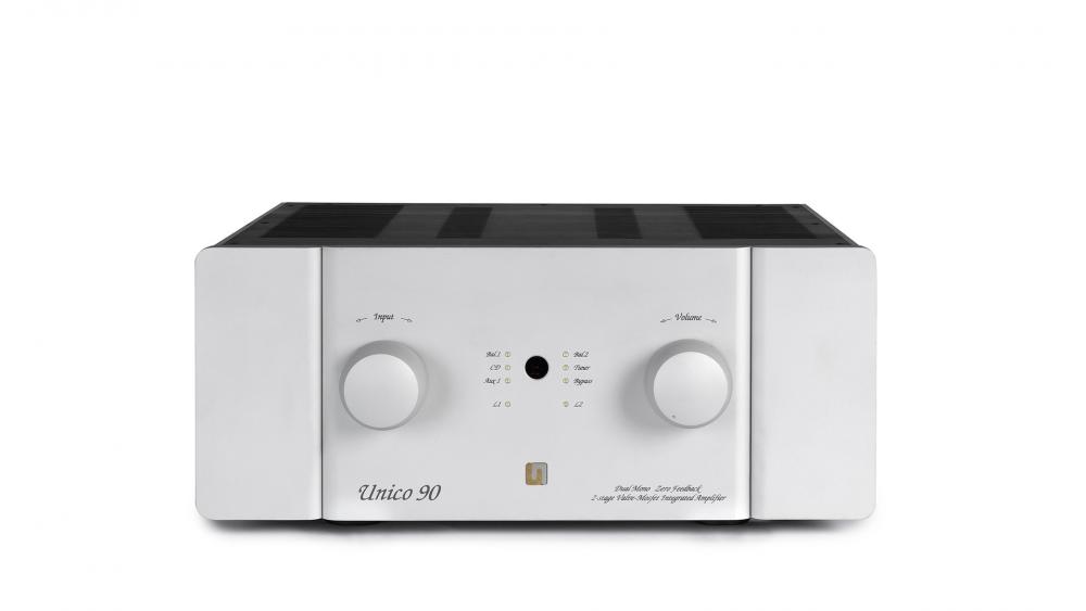 Unison Research Unico 90 integroitu hybridivahvistin, hopea Unison Research Unico 90 integroitu hybridivahvistin, hopea