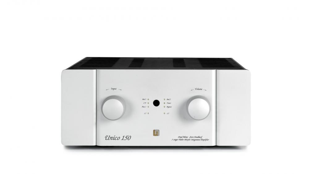 Unison Research Unico 150 integroitu hybridivahvistin, hopea Unison Research Unico 150 integroitu hybridivahvistin, hopea