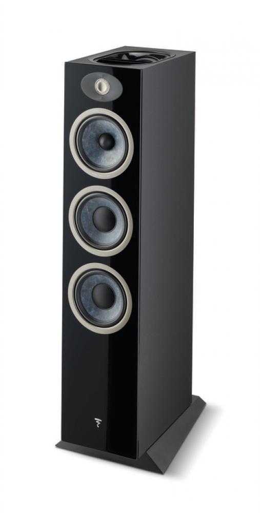 Focal Theva N°3-D lattiakaiutin Dolby Atmos -moduulilla, musta