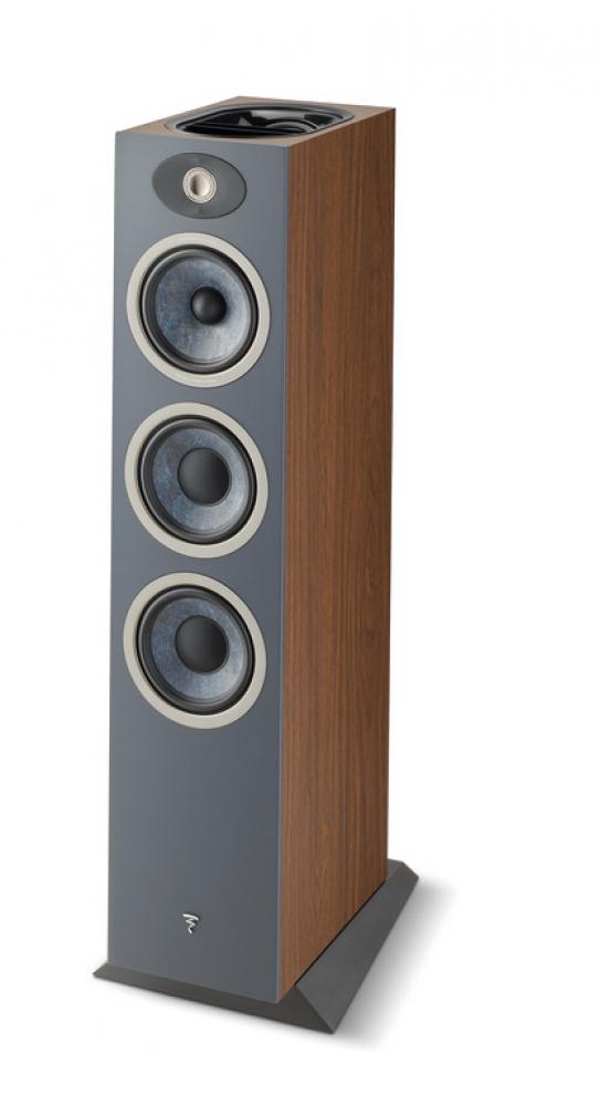 Focal Theva N°3-D lattiakaiutin Dolby Atmos -moduulilla, tumma puu